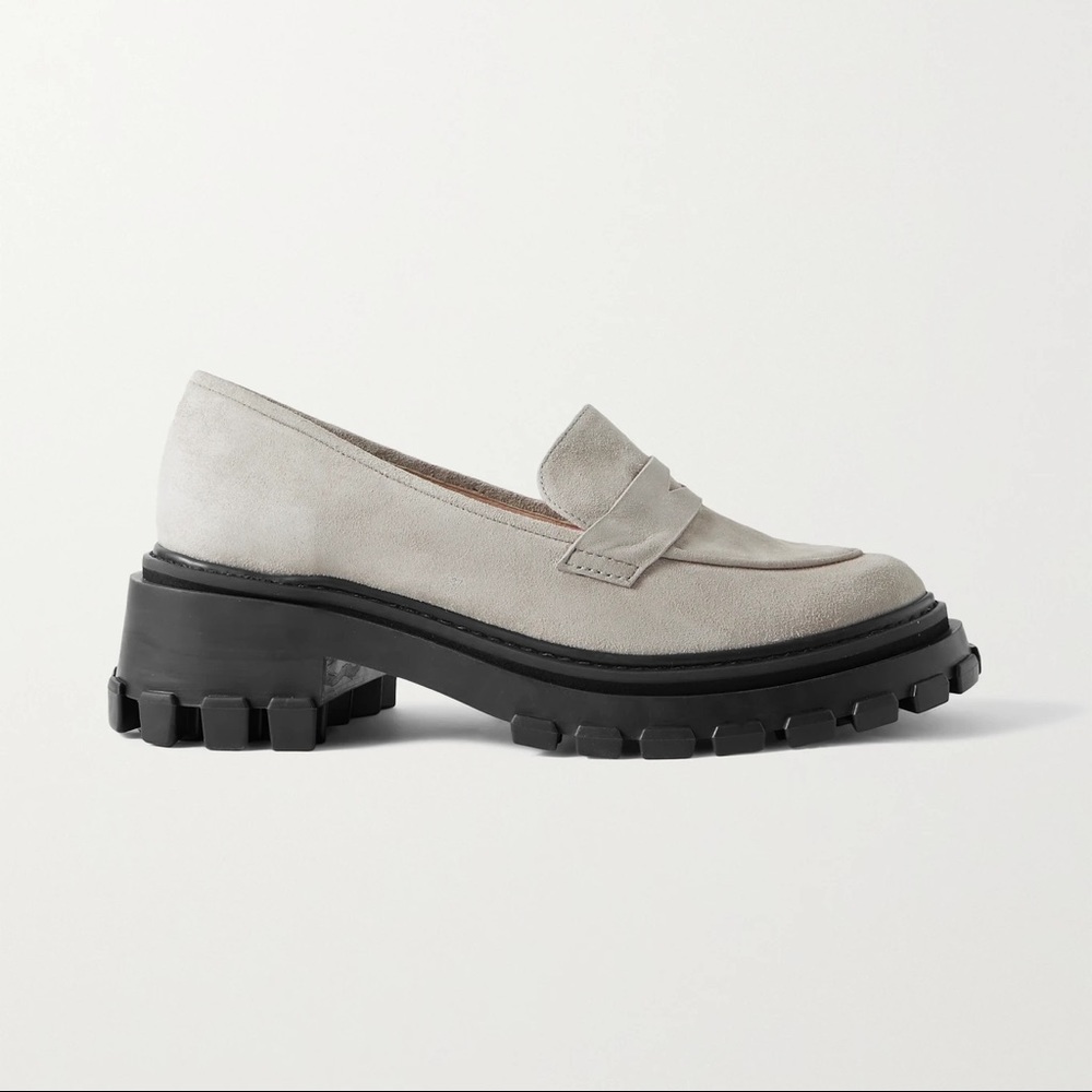 Porte & Paire Suede Loafers